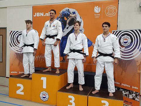 Mahorokan Judoka Joshua de Lange Nederlands Kampioen